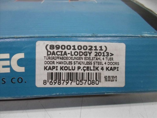 Dacia Lodgy Nikelaj Krom Kapı Kolu Takımı 8900100211 YS YP [C-B-130]