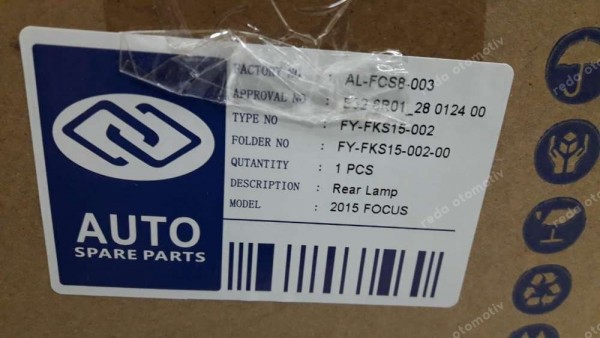 Ford Focus3 Arka Stop Lambası Sedan Dış Sağ F1EB13404-AD YS YP (BA-120/DBDCDD-130)