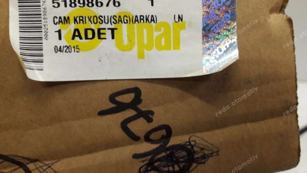 Fiat Linea Sağ Arka Cam Krikosu 51789673 / 51898676 YP (DE-110)