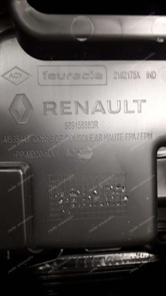 Renault Clio5 Orta Konsol Koldayama Bardaklık Komple 969158883R   CP (KB-120)