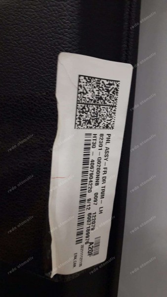 Hyundai i20 Bayon Sol Ön Kapı Döşemesi (rhd) 82301-Q0200NNB SP YP (FE-120)