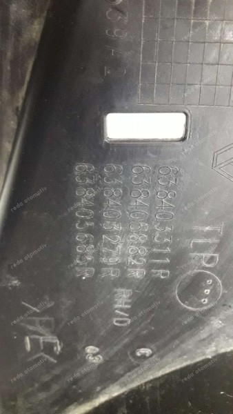 Renault Clio 5 Sağ Ön Çamurluk Davlumbazı 638403311R CP (MA-110)