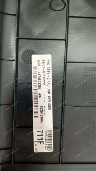 Hyundai İ10 Ön Konsol Alt Panel 84751-K7110 SP YP (EA-110)