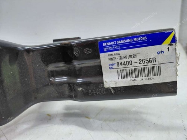 Renault Fluence Bagaj Kapağı Sağ Menteşe Orj. 844002656R YP (HB-125)