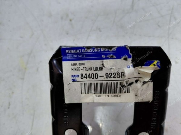 Renault Latitude Sağ Bagaj Kapağı Menteşesi 844009228R YP (HB-129)