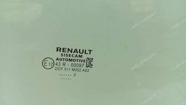 Renault Clio 5 Sağ Ön Kapı Camı Orj 803008603R SP YP (LC-120)