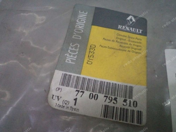 Renault Clio 13 İnç Jant Kapağı Orj 7700795510 YP HP (FA-118)