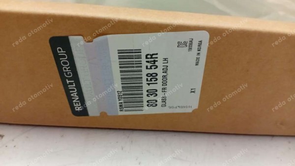 Renault Koleos 2 Sol Ön Kapı Camı Orj 803015854R YP (Gİ-130)