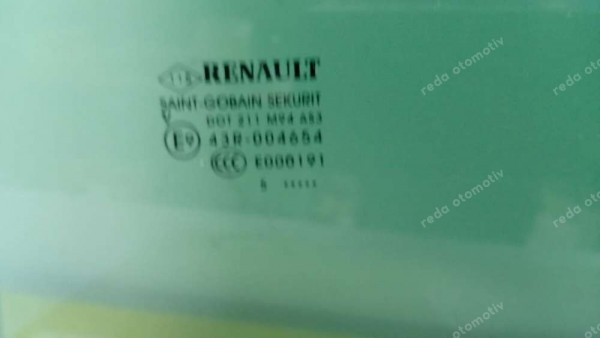 Renault Megane 4 Sol Arka Kapı Camı 823013361R YP (GH-120)