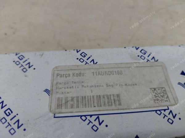 Hareketli Mekanizma Sağ Plastik Kapak 11AUND0108 YP YS (HA-126)