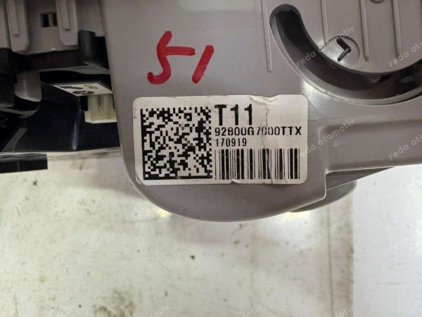 Hyundai Elantra Ön Tavan Konsolu Aydınlatma Sunrooflu Orj. 92810-F2000 CP (FC122)