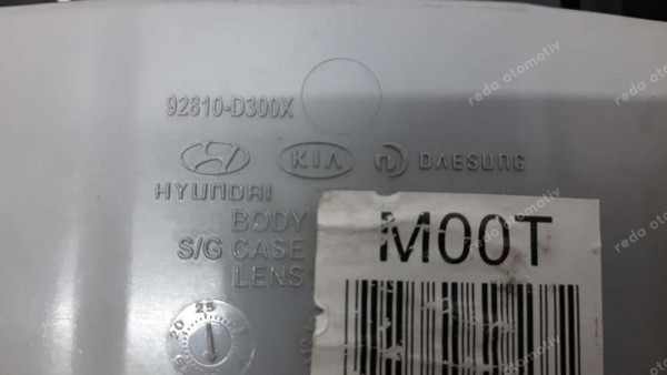 Hyundai Tucson Ön Konsol Tavan Aydınlatması Orj. 92810-D300X 92810-D3000 TTX CP (FC-126)