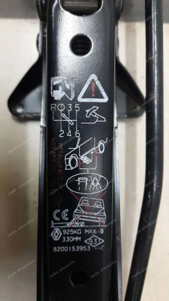 Renault Scenic 2 Megane 2 Araç Kaldırma Krikosu Amb 8200153953 yP (AF-120)