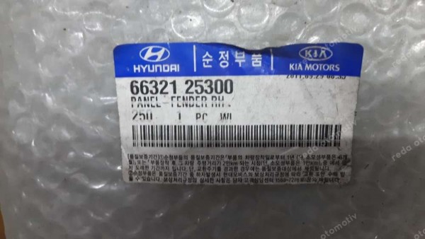 Hyundai Accent Sağ Ön Çamurluk 00 66321-25300 YP (HD-110)
