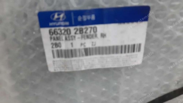 Hyundai Santa Fe Sağ Ön Çamurluk 66320-2B270 YP (HE-110)