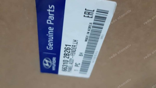 Hyundai Santa Fe Sol Ön Çamurluk 66310-2B261 YP (Gİ-109)