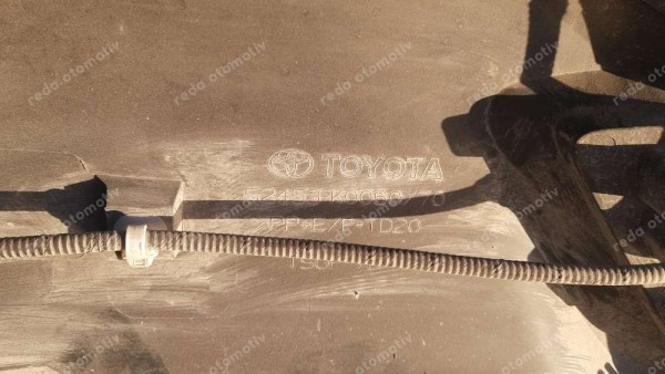 Toyota Yaris Hybrid 20/24 Arka Tampon / Spoyler 52159-K0030 52453-K0060 CP (GE-110)