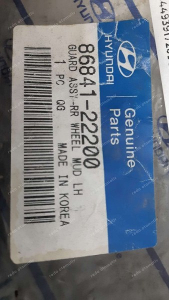 Hyundai Accent Sol Arka Paçalık 86841-22200 YP (FD-130)