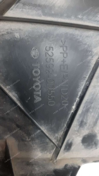 Toyota Yaris Arka Tampon Sol Davlumbaz 52592-0D550 CP (GC-110)