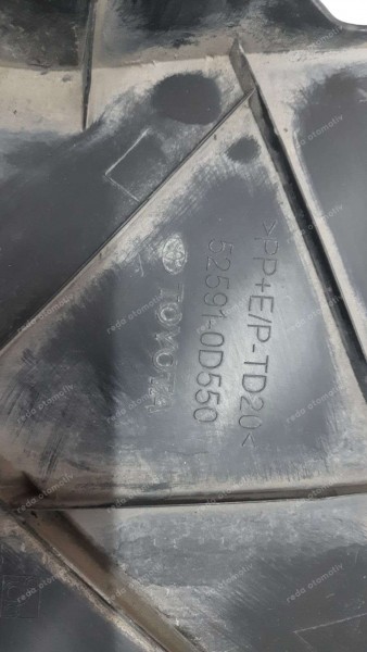 Toyota Yaris Arka Tampon Sağ Davlumbaz 52591-0D550 CP (GC-110)