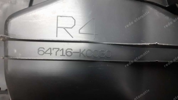 Toyota Yaris Hybrid Bagaj Kaplaması Trim 64716-K0030 CP (GD-120)