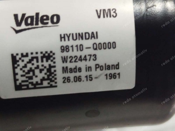 Hyundai İ20 Bayon Ön Silecek Motoru Ve Mekanizması 98100-Q0000 98110-Q0000 SP YP (EG110)