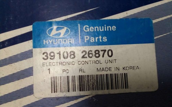 Hyundai Matrix Elektronik Kontrol Ünitesi ECU Motor Beyni Modülü 39108-26870 YP [C-E-120]