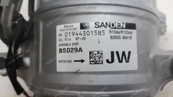 Renault Megane 4 Klima Kompresörü 926004941R CP (CI-120)