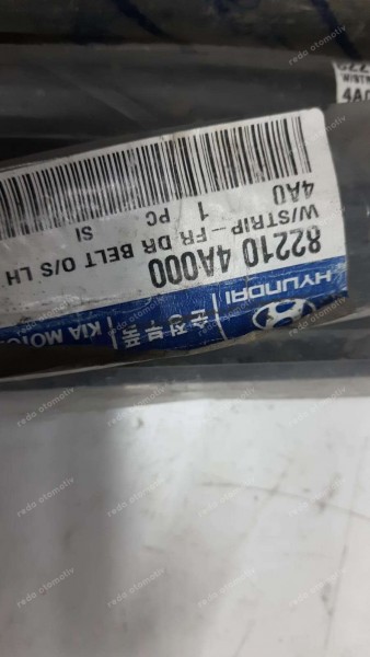 Hyundai H 100 Sol Ön Kapı Cam Sıyırıcı Fitil 82210-4A100 YP (