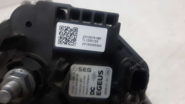 Renault Megane 4 1.3 Tce Alternatör Şarj Dinamosu 231007518R CP (CI-120)