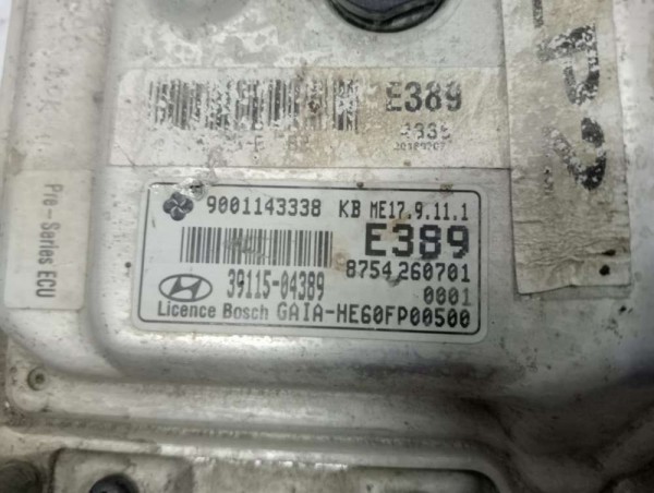 Hyundai İ10 Motor Kontrol Ünitesi Beyni ECU 39115-04389 CP [C-E-120]