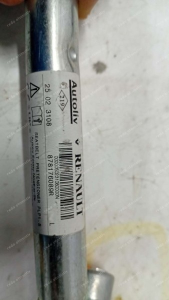 Renault Megane 4 Talisman Sol Ön Emniyet Kemer Gergi Kolu Fünye 878176089R CP (DB-120)