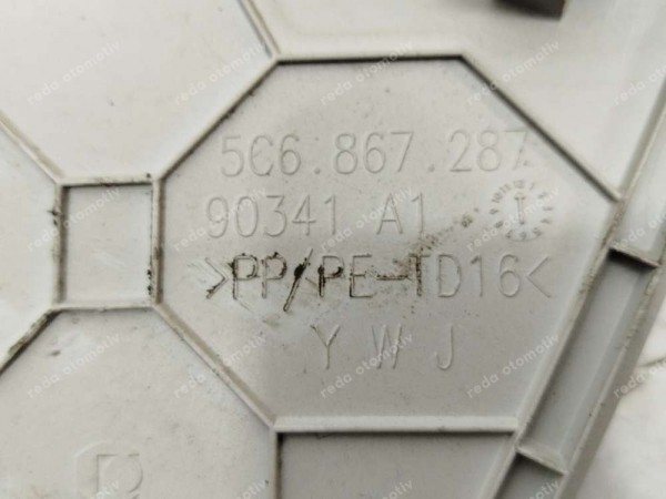 Volkswagen Jetta Sol Arka Direk İç Kaplaması Trimi 5C6867287 SP (DA110)