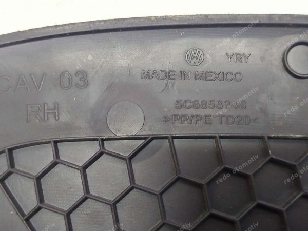 Volkswagen Jetta 2014 Torpido Sağ Yan Kapak Bakalit 5C6858248 SP (DC110)