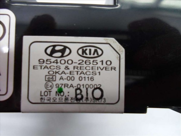 Hyundai Santa Fe ETACS Alarm Kontrol Modülü Ünitesi 95400-26510 CP [C-E-120]