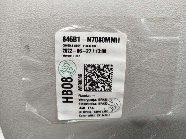 Hyundai Tucson Orta Konsol Komple 84610-N7100 SP YP (KA110)