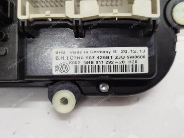 Volkswagen Golf Jetta Caddy Klima Kontrol Paneli 5HB011292 SP (DC120)