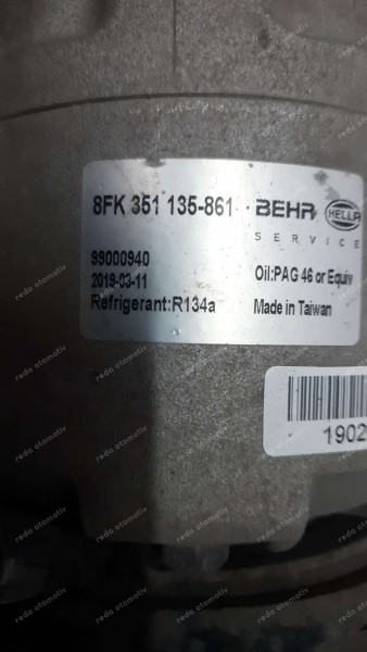 Renault Scenic 2 Klima Kompresörü 99000940 CP (CI-120)