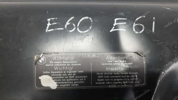 BMW E60 E61 Üst Panel Şasi Bağlantı Sacı 7147088 CP (FA-110)