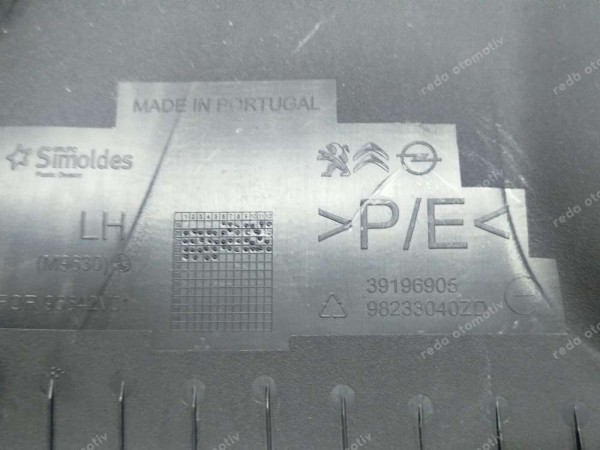 Opel Corsa F Orta Direk Sol Alt Kaplama Eşik Bakaliti 98233040ZD 39196905 SP HP (KF130)