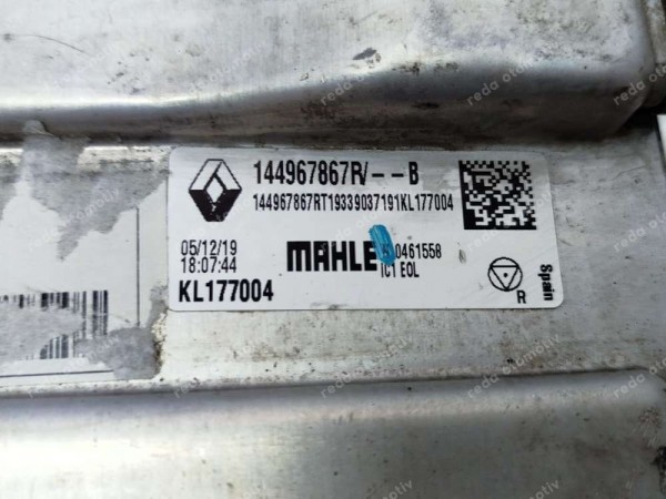Renault Megane 4 Kadjar Duster K9K Turbo Radyatörü İntercooler 144967867R CP (DD120)