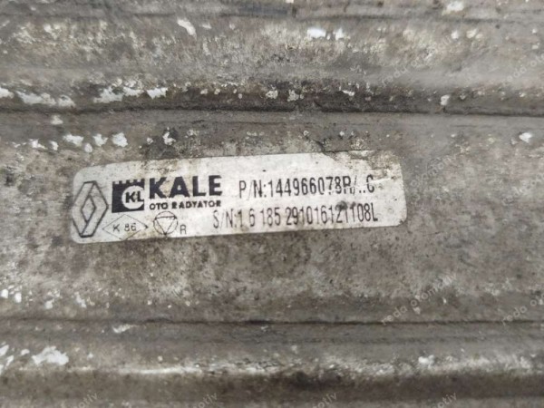 Renault Megane 3 Fluence İntercooler Soğutucu Turbo Radyatörü 144966078R CP (DD120)