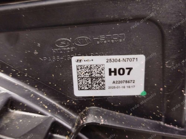Hyundai Tucson 1.6 T-GDİ Kia Sportage Fan Motoru Su Klima Radyatörü Komple 97606-N7000 25310-N7030 25380-N7200 SP YP (DF120)