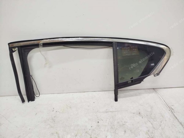 Ford Focus 4 Sol Arka Kapı Kelebek Camı Kılavuz Nikelaj JX7B-A25825-C CP (KB120)