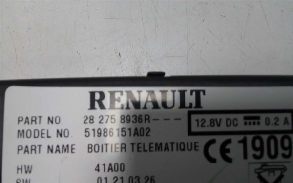 Renault Clio 4 Captur Multimedya Beyni Ambalajsız Ürün YP [D-E-120]