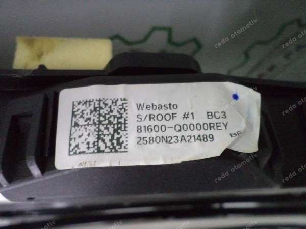 Hyundai Bayon Tavan Sunroff [Sanruf] Orjinal Sökme Hatasız 81600-Q0000 YP SP (LC150)
