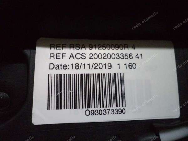 Renault Kadjar Sunroof Açılır Tavan Perdesi Şasesi Sanruf Orj 912506482R YP (LB150)
