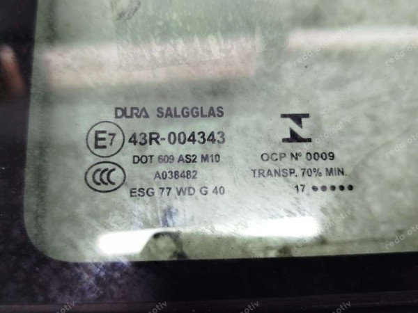Volkswagen Transporter T5 T6 Sağ Yan Açılır Kelebek Cam 43R004343 CP (LB150)