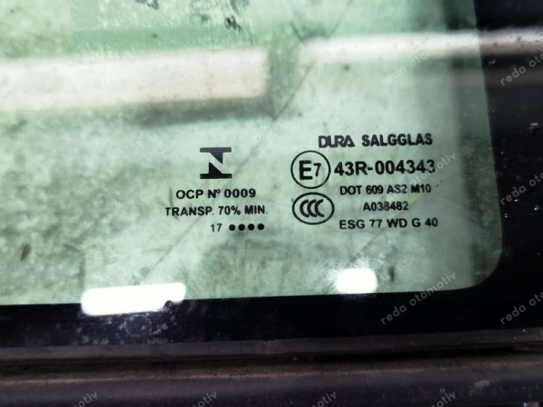 Volkswagen Transporter T5 T6 Sol Yan Açılır Kelebek Cam 43R004343 CP (LB150)