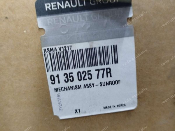 Renault Latitude Açılır Tavan Sunroof Mekanizması 913502577R YP (LA150)